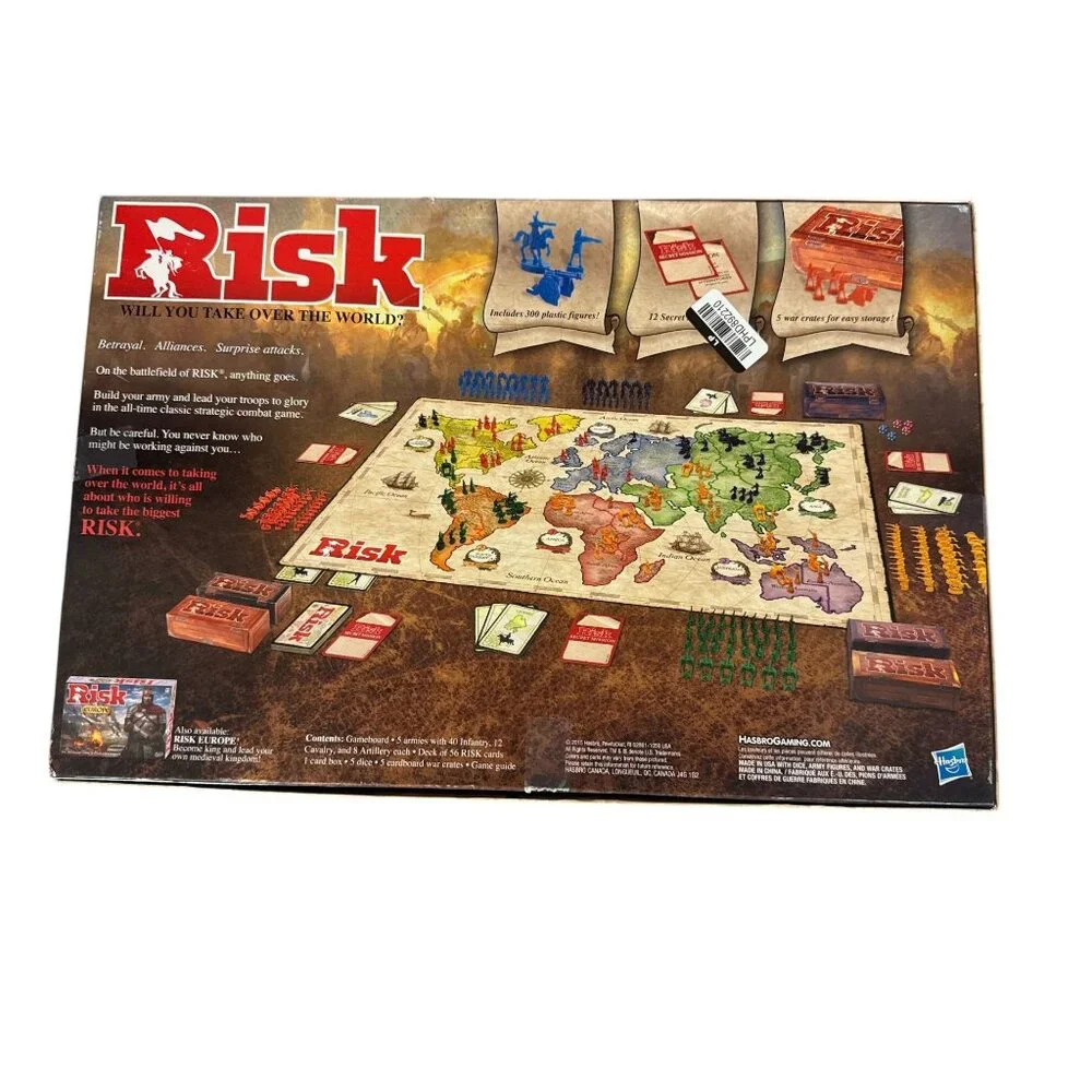 HASBRO Risk The Game of Strategic Conquest Board Game